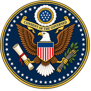 Seal reading “Consent of the Governed”